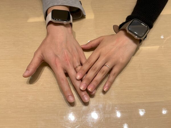 【和歌山市・西庄】Quand de Mariageの結婚指輪をペア