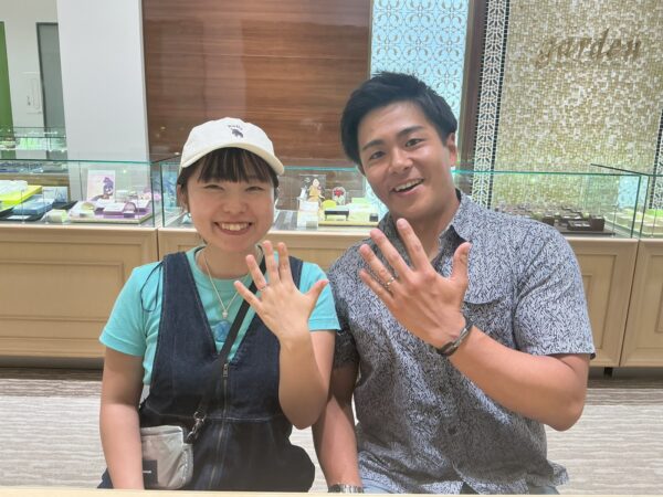 京都市・伏見区　FISCHER（フィッシャー）の結婚指輪をペアでご