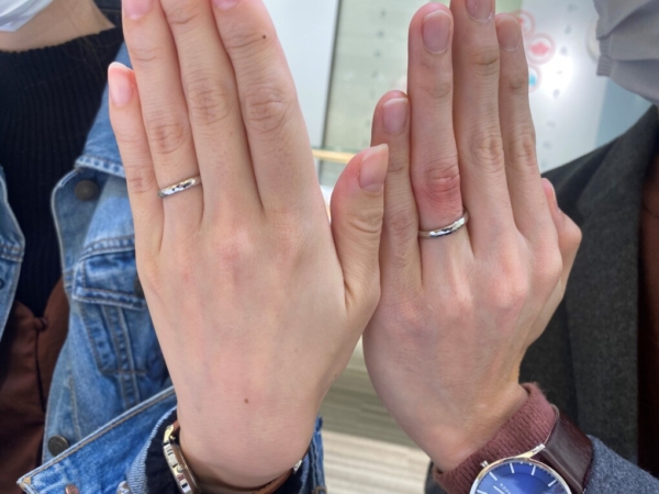 兵庫県神戸市中央区　FISCHER の結婚指輪をご成約頂きました