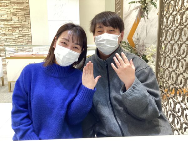 滋賀県長浜市・大津市よりご来店 IDEALPlusfortの婚約指