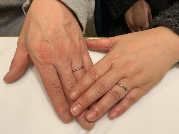【奈良県】IDEAL Plusfortの結婚指輪をペアでご成約いただきました