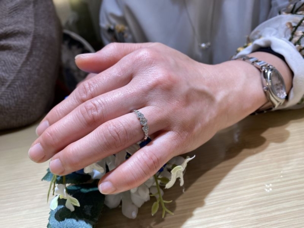 京都府舞鶴市　プリマポルタの婚約指輪をご成約頂きました
