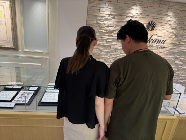 兵庫県宍粟市からご来店「FISHCER」の結婚指輪をご成約頂きまし