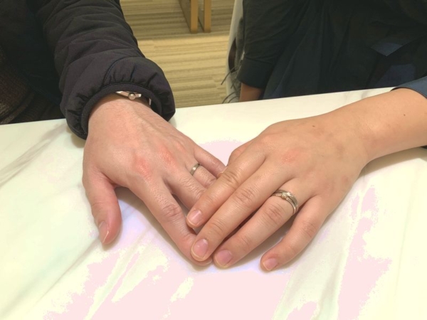 神戸市長田区　FISCHERの結婚指輪をご成約頂きました
