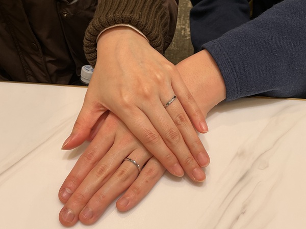 【大阪府・泉大津市】insembreの結婚指輪をペアでご成約いただ