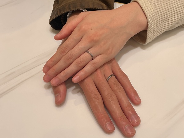 【大阪府・岸和田市】FISCHERの結婚指輪をペアでご成約いただきました。
