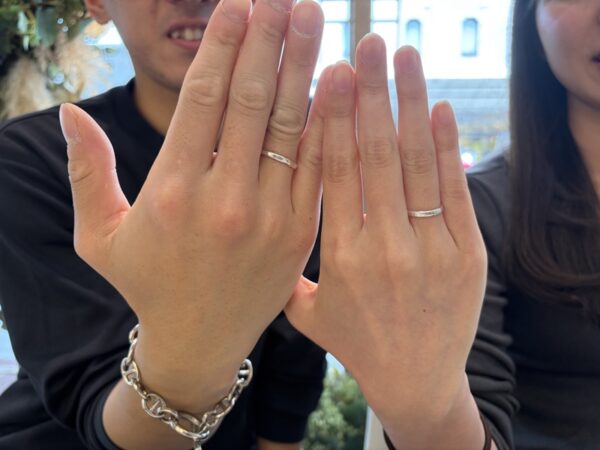 千葉県松戸市からご来店　手作り指輪体験を頂きました