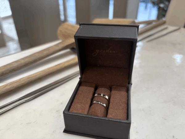 京都市山科区からご来店　手作りペアリング体験頂きました