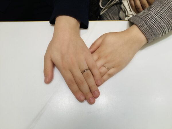 高石市・和歌山市からご来店「FISCHER」の結婚指輪をご成約頂き