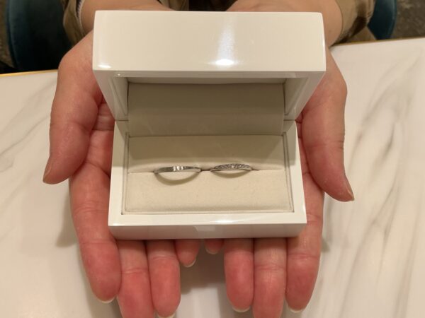 【大阪市・平野区】IDEALPlusfortの結婚指輪をペアでご成