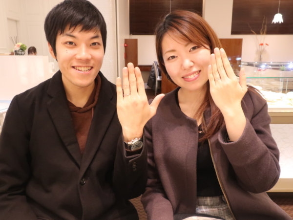 et.luとYUKA HOJOの結婚指輪 大阪市北区