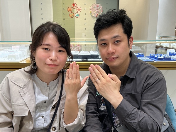 【兵庫県・尼崎市】PilotBridalの結婚指輪をペアでご成約い