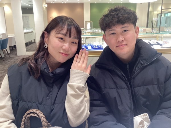 【和歌山県白浜町】LAPAGEの婚約指輪デザインをアレンジしてご成