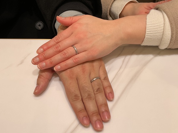 【大阪市・東住吉区】FISCHERの結婚指輪をペアでご成約いただき