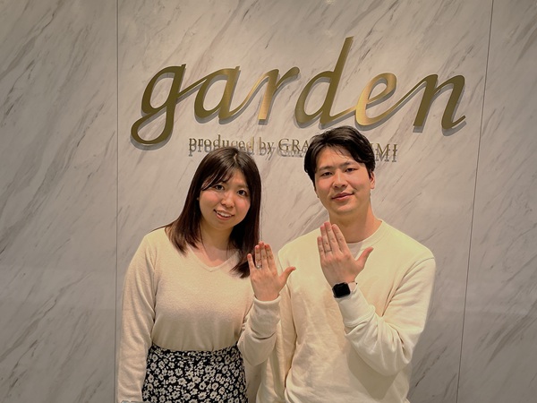 【兵庫県西宮市】FISCHERの結婚指輪をペアでご成約いただきまし