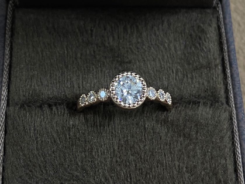 姫路で婚約指輪をジュエリーリフォームでデザイン変更｜After