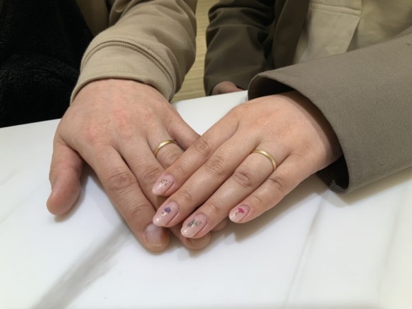 大阪府箕面市│FISCHERの結婚指輪をご成約頂きました