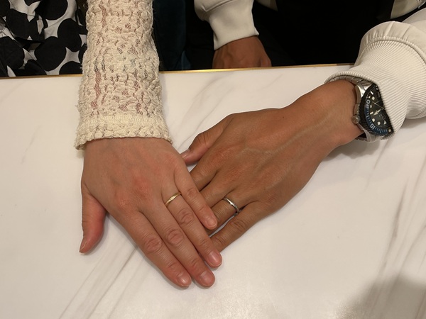 【大阪府・松原市】FISCHERの結婚指輪をペアでご成約いただきま