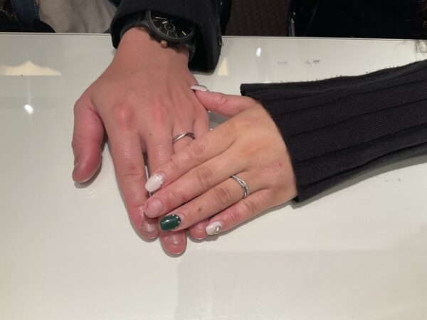 大阪府和泉市｜高品質なキラキラした結婚指輪マリアージュをご成約いた