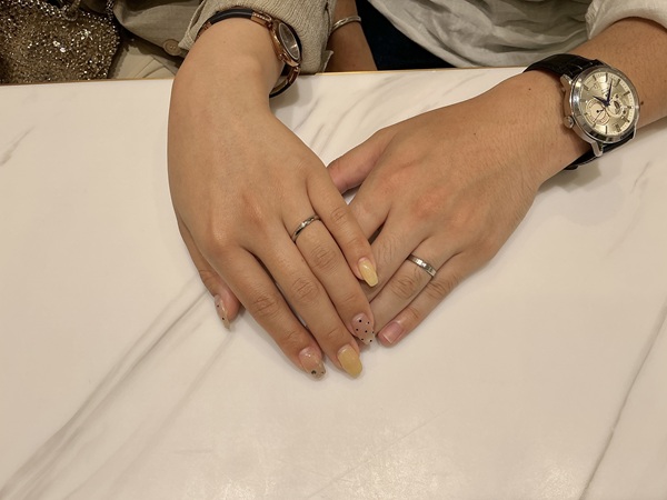 【滋賀県・長浜市】SomethingBlueの結婚指輪をペアでご成