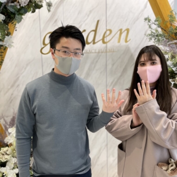東京都 アレルギーフリーTO TWOの結婚指輪をご成約頂きました