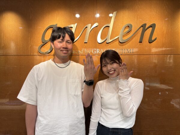 兵庫県神崎郡小野市からご来店「LAPAGE」の結婚指輪をご成約頂き