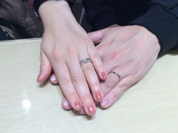 大阪市中央区｜gardenオリジナルの婚約指輪・パイロットブライダルの結婚指輪をご成約いただきました
