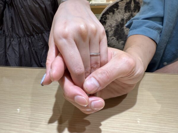 兵庫県三木市からご来店「GRACE KAMA」の婚約指輪ご成約頂き