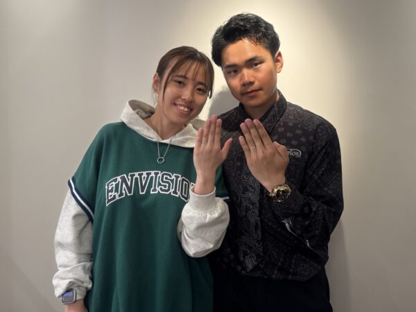 兵庫県姫路市からご来店「nocur/ノクル」の結婚指輪をご成約いた