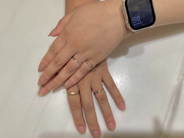 和歌山県海南市　Quand de Mariage（クワンドゥマリアージュ）の結婚指輪をご成約いただいたお客様です