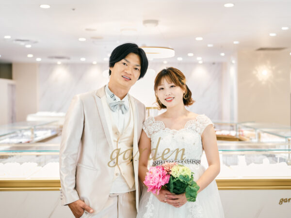 岩出市からご来店「LAPAGE」の結婚指輪と「Little gar