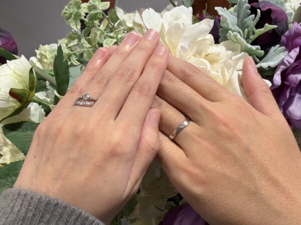 兵庫県姫路市からご来店「IDEAL plus fort」の婚約指輪・結婚指輪をご成約