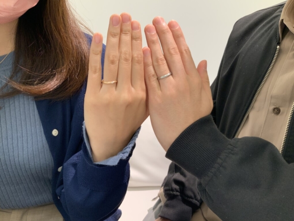 兵庫県明石市　FISCHERの結婚指輪をご成約頂きました