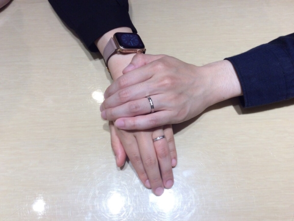 大阪市・枚方市｜Pilot Bridalの結婚指輪をペアでご成約いただきました。