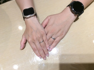 【大阪府・堺市】FISCHER（フィッシャー）の結婚指輪をペアでご