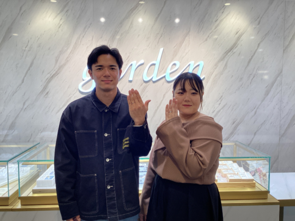 【和歌山県有田市】 RosettE Life(ロゼット・ライフ)の結婚指輪をご成約いただきました