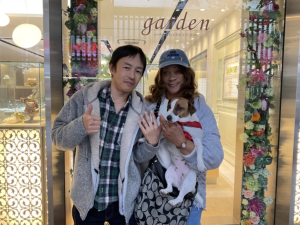 三重県　HelloKitty×MAYFAIRの結婚指輪をご成約頂きました