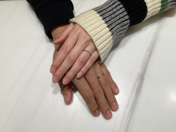 和歌山県海南市・紀の川市　IDEALplusfort（アイデアルプリュフォール）の結婚指輪をご成約いただきました
