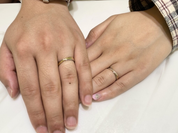 兵庫県神戸市兵庫区　コフレクルールの結婚指輪をご成約頂きました