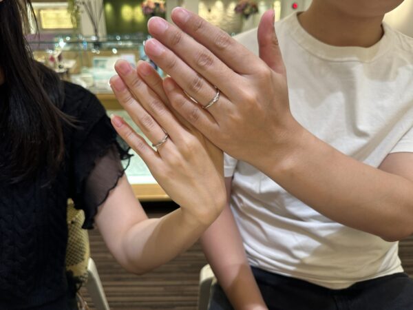 姫路市・たつの市からご来店「L'amuleto」の結婚指輪をご成約