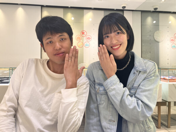 伊丹市よりご来店「LA TERRE」の結婚指輪をご成約のお客様