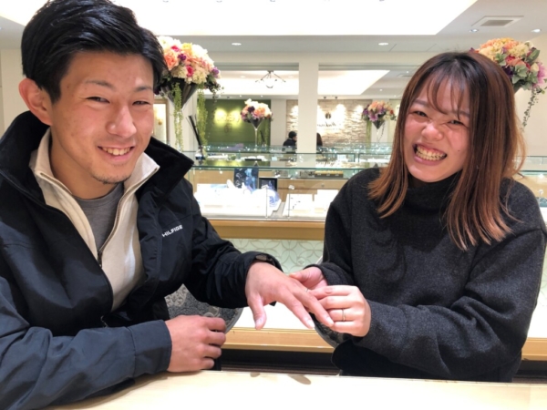 姫路市　OCTAVEの結婚指輪をご成約頂きました。