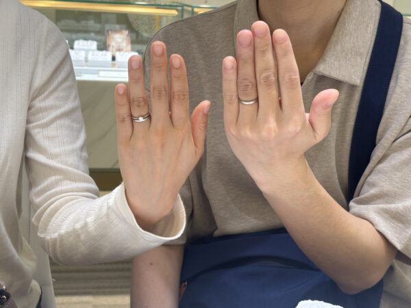 西宮市よりご来店「FISCHER」の結婚指輪をご成約いただきました