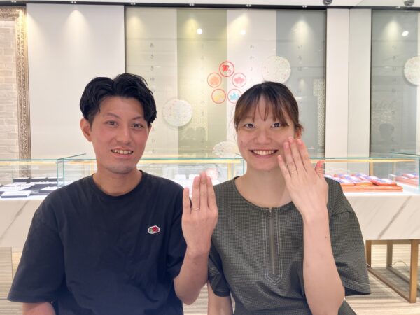 神戸市中央区よりご来店「FISCHER」のマリッジリングをご成約