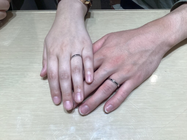 【大阪府・柏原市】Pilot Bridalの結婚指輪をペアでご成約