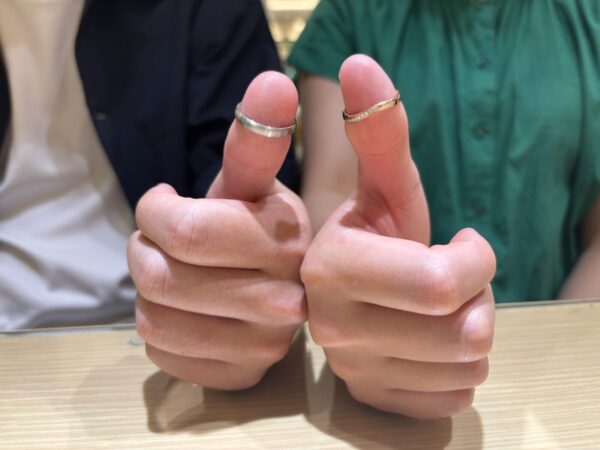 兵庫県加古川市からご来店「IROノHA」の結婚指輪をご成約頂きました
