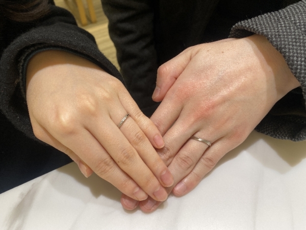 兵庫県神戸市　Milk＆StrawberryとRosettEの結婚指輪をご成約頂きました