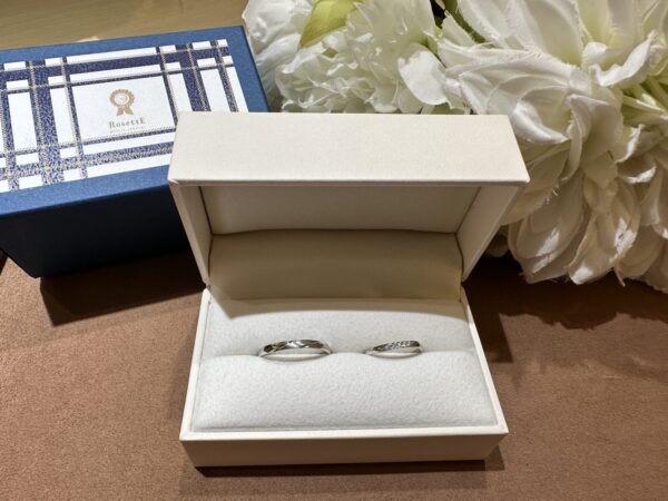 兵庫県相生市・たつの市からご来店「RosettE/SP」の結婚指輪