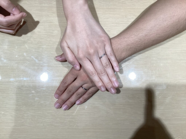 【大阪・東大阪市】RosettE/SPの結婚指輪をペアでご成約いただきました。
