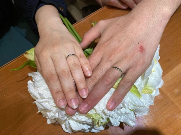 揖保郡太子町「TwinsCupid」の結婚指輪をご成約頂きました
